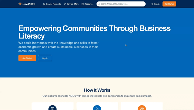 Navdrishti – Community Empowerment Platform