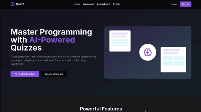 Quizl – AI-Powered Programming Quiz Platform